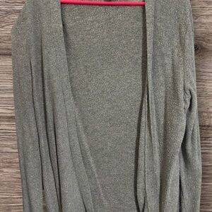 GAP Women's sparkly gray Cardigan